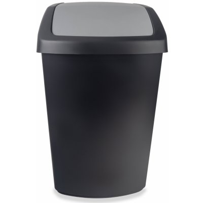 Curver SWING BIN 50L Odpadkový koš 40,6 x 34 x 66,8 cm černý 03987-Y09 – Zboží Mobilmania