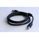 usb kabel Gembird CCF-USB2-AMBM-6 USB 2.0 kabel A-B 1,8m, černý