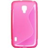 Pouzdro a kryt na mobilní telefon Pouzdro S Case LG P715 Optimus L7 II Dual růžové