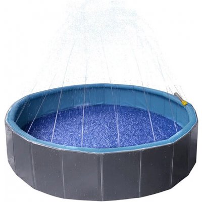 Karlie-Flamingo Sprinkle bazén pro psy modrý/tmavě šedý 80 x 20 cm – Zboží Mobilmania