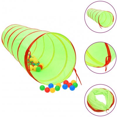 vidaXL Dětský tunel na hraní zelený 175 cm – Zboží Mobilmania