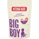 Big Boy Rýžová kaše s příchutí jahod v bílé čokoládě 300 g – Zbozi.Blesk.cz