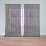 Sablio Záclony BLACK PANTHER wakanda forever Fialový: 2ks 150x250cm – Hledejceny.cz