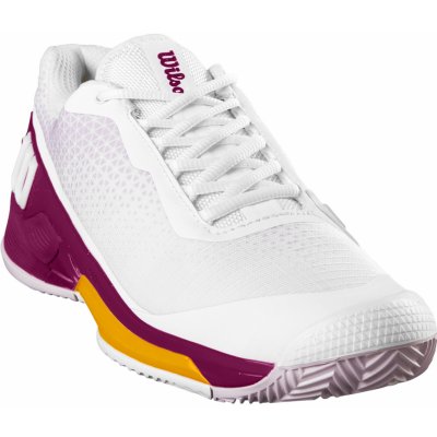 Wilson Rush Pro 4.0 Clay Women White/Rouge/Saffron – Zbozi.Blesk.cz