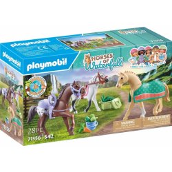 Playmobil 71356 3 koně: Morgan, Quarter Horse a Shagya Arabian