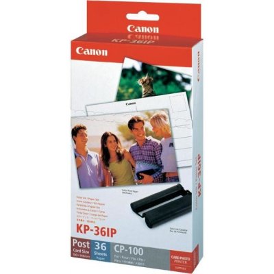 Fotopapír pro termosublimační tiskárny Canon 10x15cm, 36ks (KP36IP) – Zboží Živě