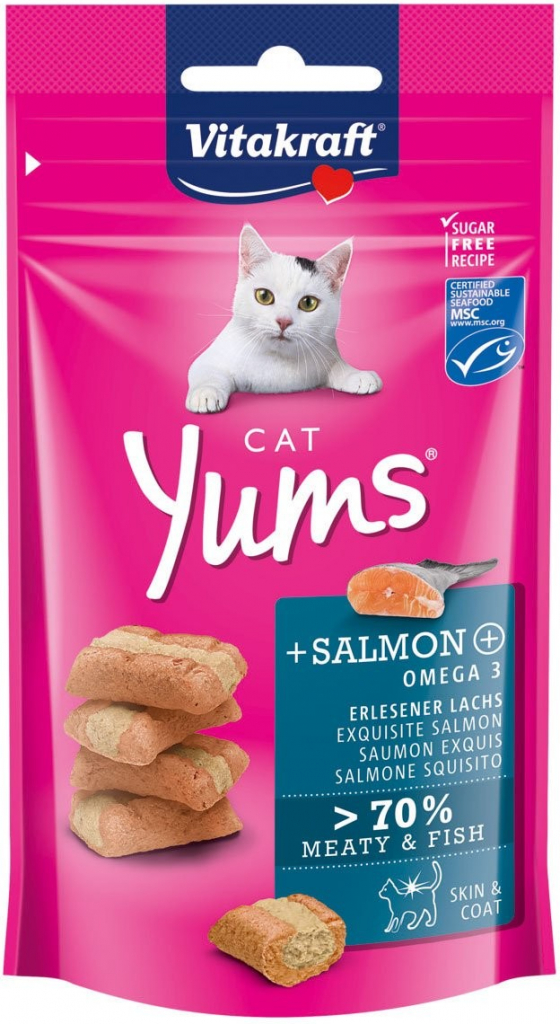 Vitakraft Cat Yums losos 3 x 40 g