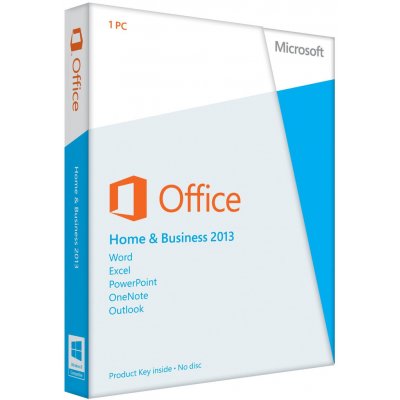 Microsoft Office 2013 Home and Business CZ, elektronická licence, T5D-01708, druhotná licence