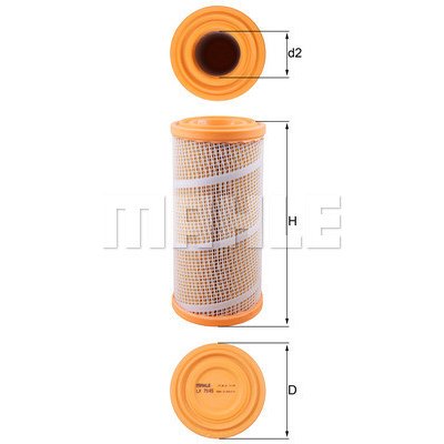 Vzduchový filtr MAHLE LX 7045 – Hledejceny.cz