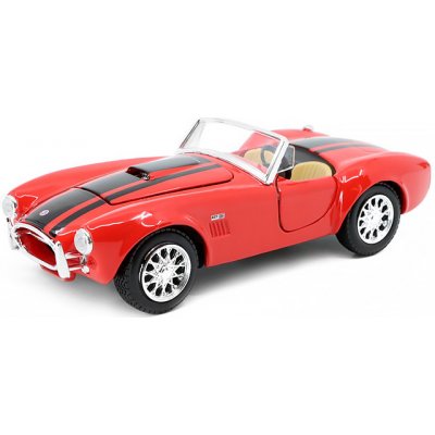 Maisto Shelby Cobra 427 1965 červená 1:24 – Zboží Mobilmania