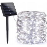 LAMPKI choinkowe ZEWNĘTRZNE solarne 200 LED studená bílá – Hledejceny.cz