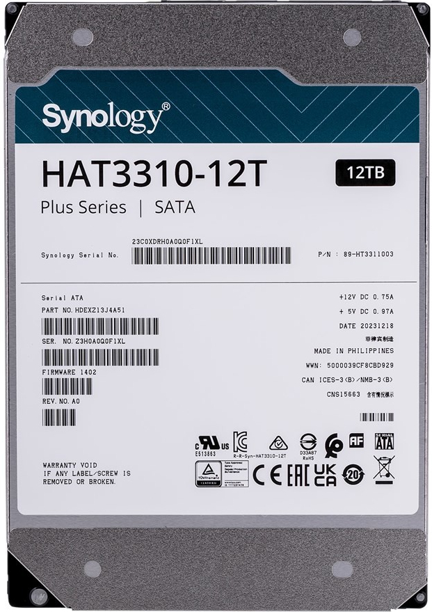 Synology HAT3310 12TB, HAT3310-12T