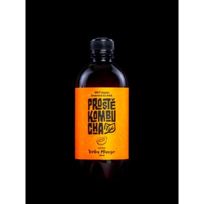 Prostě Kombucha BIO Yerba Mate s příchutí mango 400 ml – Zbozi.Blesk.cz