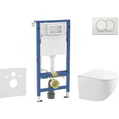 Geberit Duofix s tlačítkem Delta SANI11CA3150B – Zboží Mobilmania