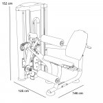 BH Fitness L020 Leg Extension/Leg Curl – Sleviste.cz