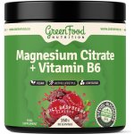 GreenFood Nutrition Magnesium Citrate + Vitamin B6 - Malina 150 g – Hledejceny.cz