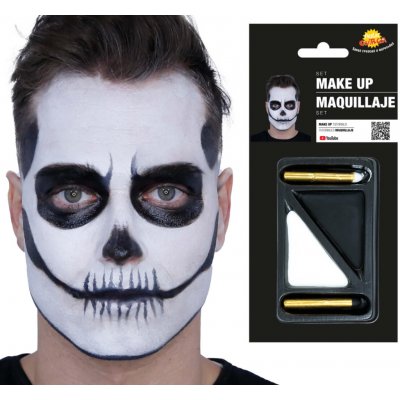 Fiestas Guirca make-up barvy na obličej sada lebka černá a bílá – Hledejceny.cz