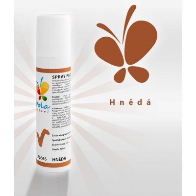 Vola colori Barva ve spreji pastelová na čokoládu hnědá čokoládová 100 ml – Hledejceny.cz