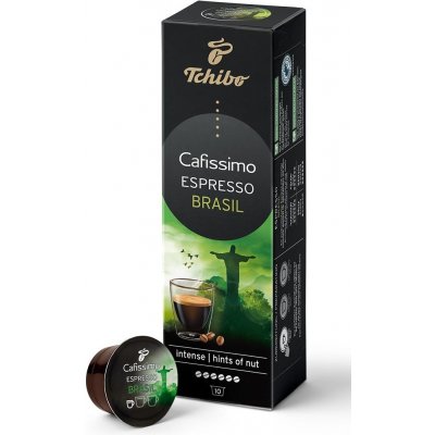 Tchibo Cafissimo Espresso Brasil pražená mletá káva 10 ks