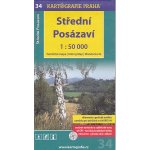 Střední Posázaví 1:50 000 turist. mapa – Hledejceny.cz