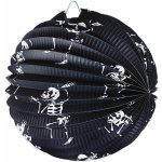 NELLYS Lampion Halloween kulatý kostlivci 25 cm – Hledejceny.cz