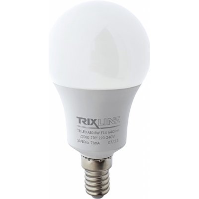 Trixline žárovka LED 8W E14/230V teplá bílá – Hledejceny.cz
