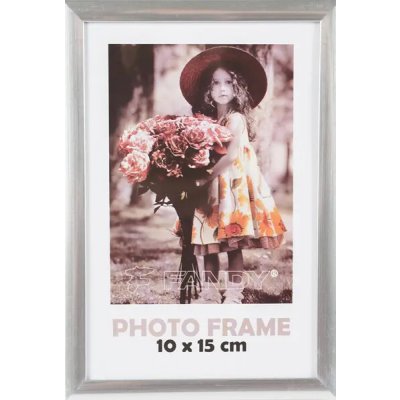 FANDY Plastový rámeček Simple 2 10x15 3 stříbrný – Zboží Živě