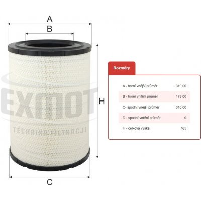 Filtr vzduchu wpo-415 rvi magnum, premium, midlum 0058801_A – Hledejceny.cz