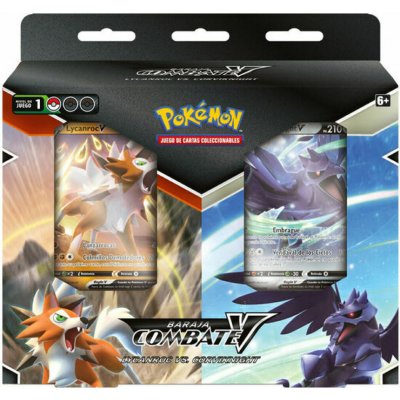 Pokémon TCG Bandai Španělský Lycanroc VS Corviknight Battle Deck Bundle Blister Pack se 2 balíčky karet – Hledejceny.cz