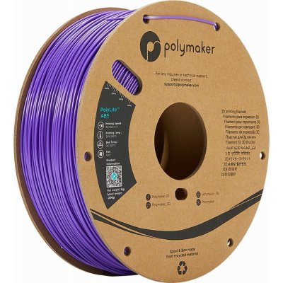 Polymaker PolyLite ABS fialová 1,75mm 1kg