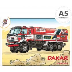 Omaľovánka A5 Dakar