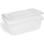 WIMEX Miska rPET s viečkom hranatá priehľadná 1000ml [] – Zboží Dáma