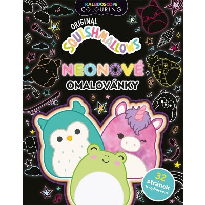 Squishmallows Neonové omalovánky – Zboží Dáma