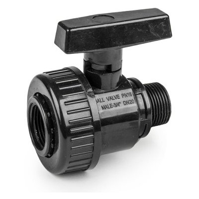 BRADAS Kohout se šroubením PE vnitřní vnější závit 2" – Hledejceny.cz