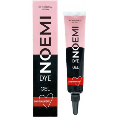 Noemi Lash & Brow Hybrid GEL Dye hybridní gelová barva na řasy a obočí Copper Mahogany 10 ml – Zboží Mobilmania