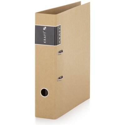 Karton P+P Pákový pořadač Kraft nature - A4 7 cm, hnědý – Zboží Živě