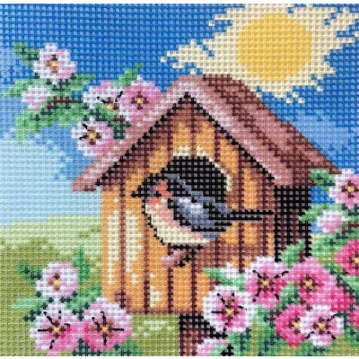 Předloha vyšívací Budka jaro 15x15cm – Hledejceny.cz