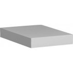 Bílá nástěnná police 23 cm 5five simply smart moderní do obýváku na knihy a dekorace – Sleviste.cz