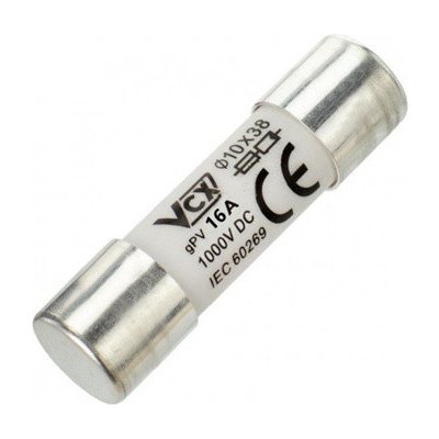 VCX DC pojistka 1000V 10x38 mm pro solární systémy 16A – Sleviste.cz