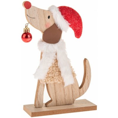 Dakls Dog vánoční figurka přírodní – Hledejceny.cz