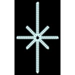 EFD15 DecoLED LED světelný motiv hvězda Polaris,55x45cm,ledově bíláS2 – Hledejceny.cz