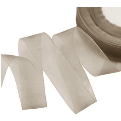 Organzové stuhy a Mašle z Organzy Barva: Šedá – Sleviste.cz