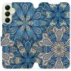 Pouzdro a kryt na mobilní telefon Samsung Mobiwear Samsung Galaxy A05s V108P Modré mandala květy