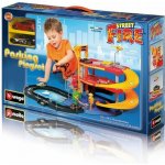 Bburago Street Fire Street Parking Playset garáž s dvoma autami – Sleviste.cz