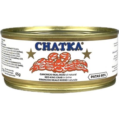 Chatka Maso Kamčatského kraba 100% kousky z těla 110 g – Sleviste.cz