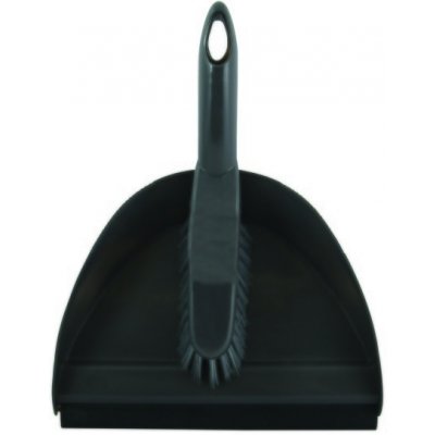 MSV 100907 smetáček s lopatkou tmavě šedý plast 30 x 25 x 8 cm – Hledejceny.cz