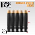 Disposable Synthetic Brushes - jednorázový štětce (Green Stuff) – Sleviste.cz