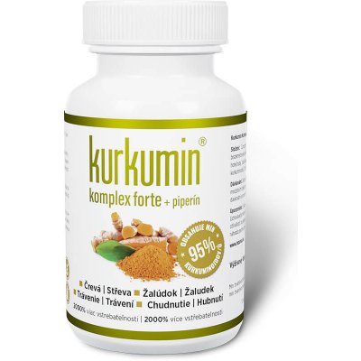 Synergia Bio Kurkumin komplex Forte 300 mg + piperin 60 kapslí – Hledejceny.cz