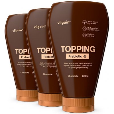Vilgain Prebiotic Topping čokoláda 300 g – Zboží Dáma