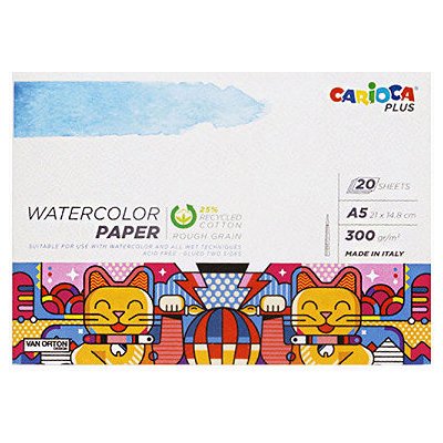 Carioca Plus akvarelový papír A5 20 listů – Zboží Mobilmania